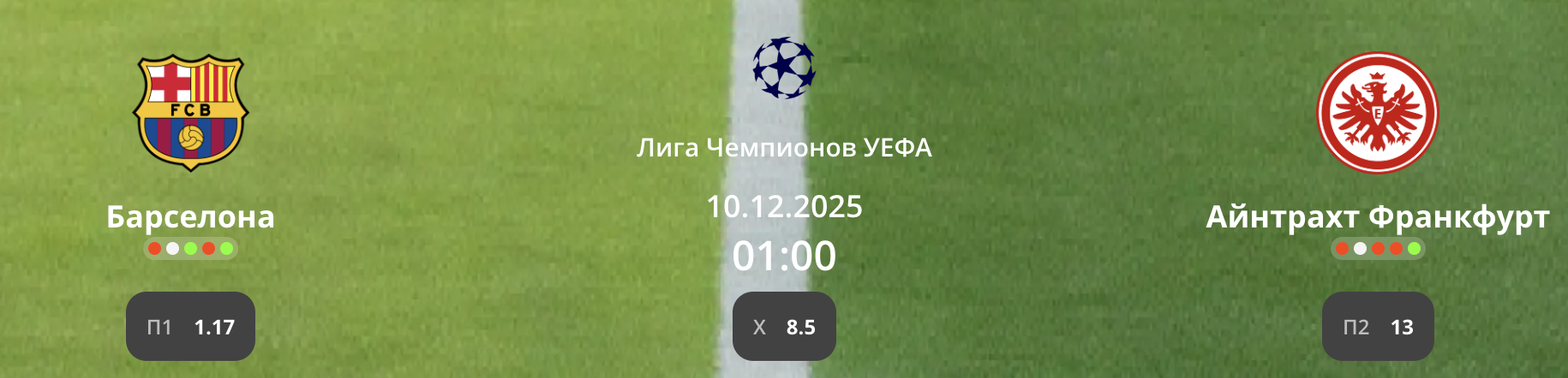 Барселона - Айнтрахт: к чему стоит присмотреться в матче Лиги чемпионов УЕФА